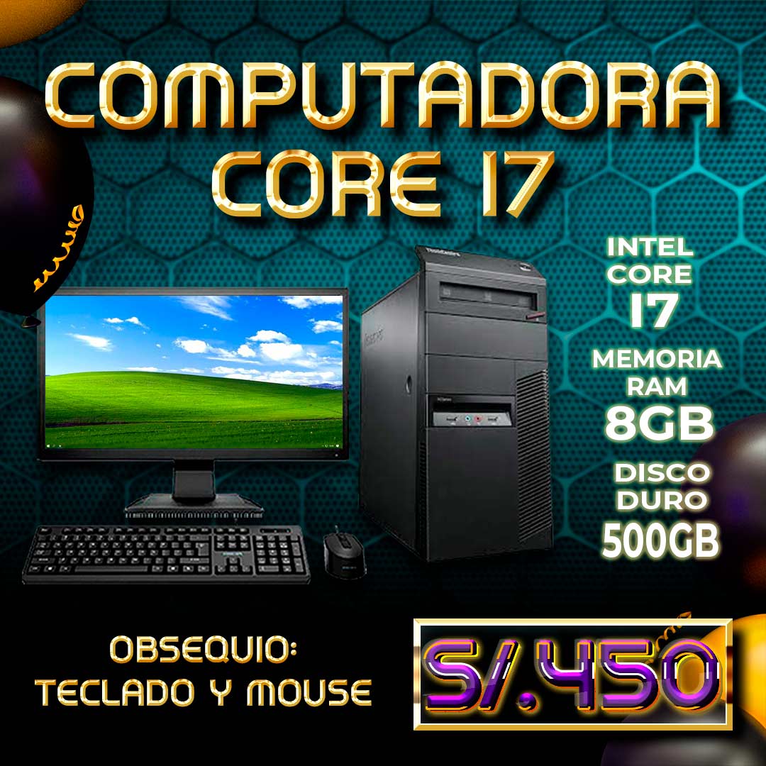 Computadora Lenovo Core I7 en descuento